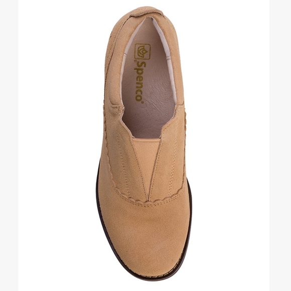 Spenco Wheat Paradise Suede Loafers - Picture 2 of 9